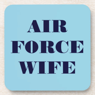 Coaster Set Air Force Wife