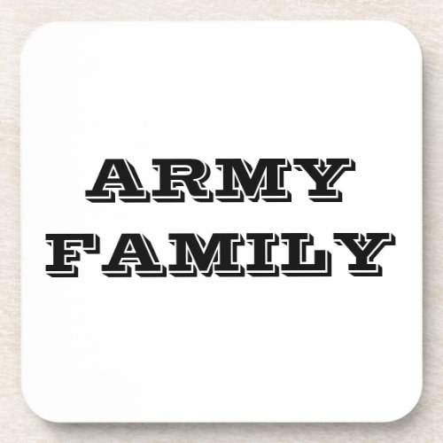 Coaster Set Army Family