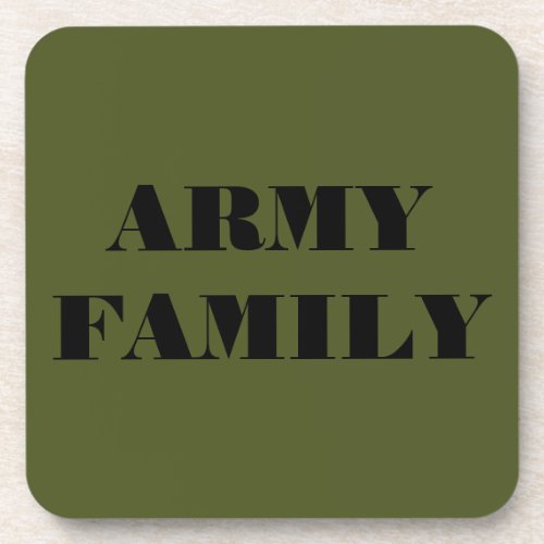 Coaster Set Army Family