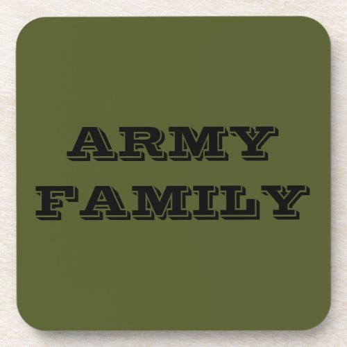 Coaster Set Army Family