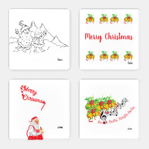Coaster Set : Christmas feeling
