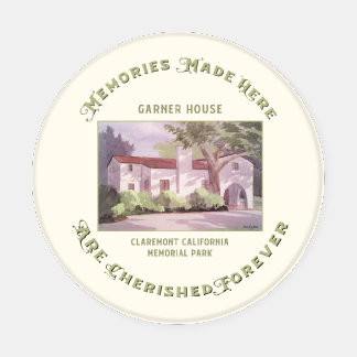 Coaster Set - Garner House - Claremont CA