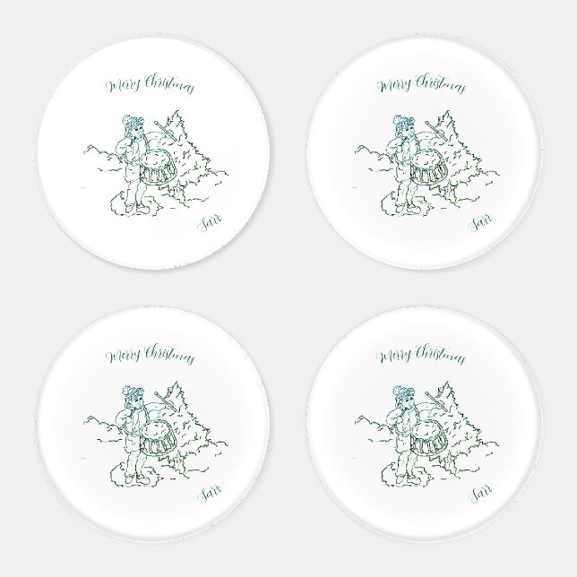 Coaster Set ; Little Drummer Boy (Set)