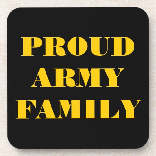 Coaster Set Proud Army Family