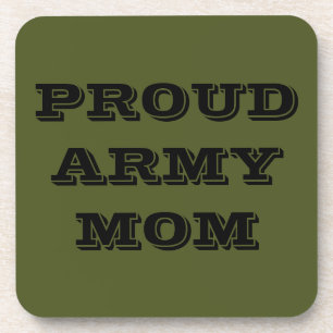 Coaster Set Proud Army Mom