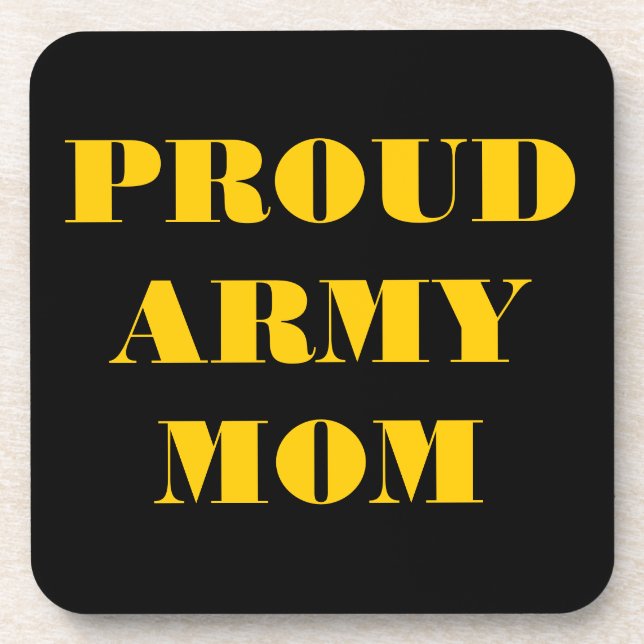 Coaster Set Proud Army Mom (Front)