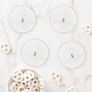 Coaster Set   Round   Acrylic   Modern Décor