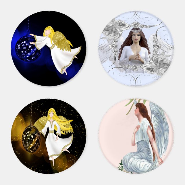 Coaster Set with Angels (Set)