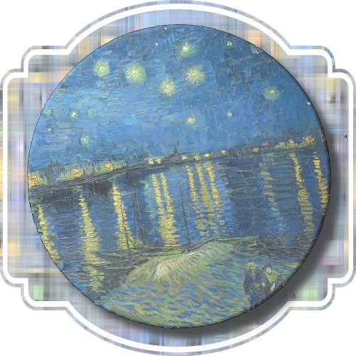 COASTER _ Starry Night Over the Rhone _ van Gogh