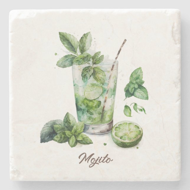Coaster, Stone - Mojito Coaster (Front)