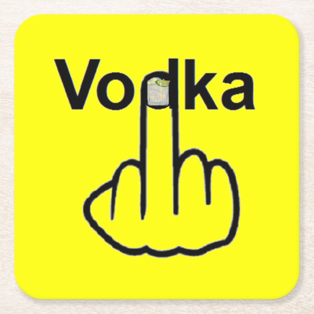 Coaster Vodka Flip (Front)
