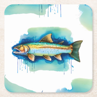 Coaster - Watercolor Series: Trout/Salmon
