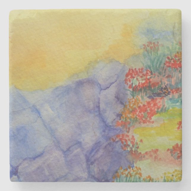 Coaster-watercolor Stone Coaster (Front)