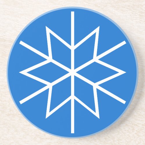 Coaster _ White Snowflake