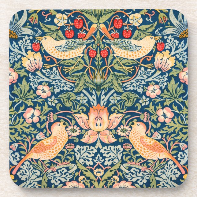 COASTER : WILLIAM MORRIS :STRAWBERRY THIEVES (Front)