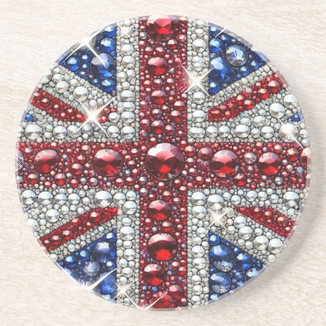Coaster with British Colors Design (Front)