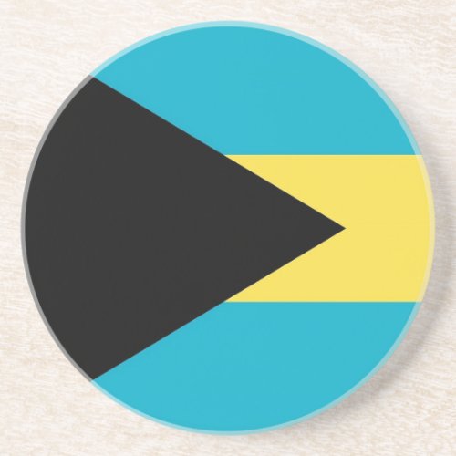 Coaster with Flag of Bahamas