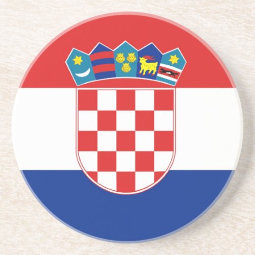 Coaster with Flag of Croatia