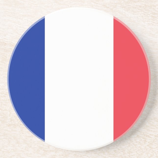 Coaster with Flag of France (Front)