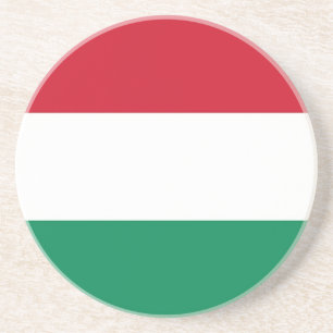 Coaster with Flag of Hungary