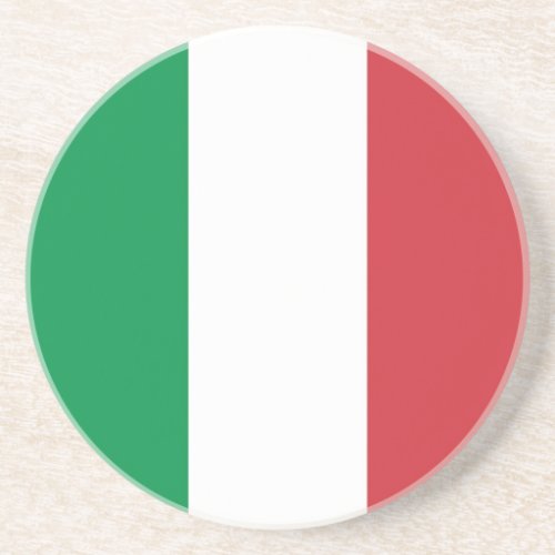 Coaster with Flag of Italy