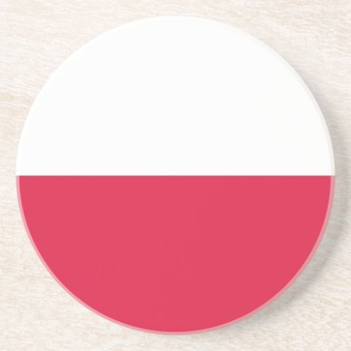 Coaster with Flag of Poland