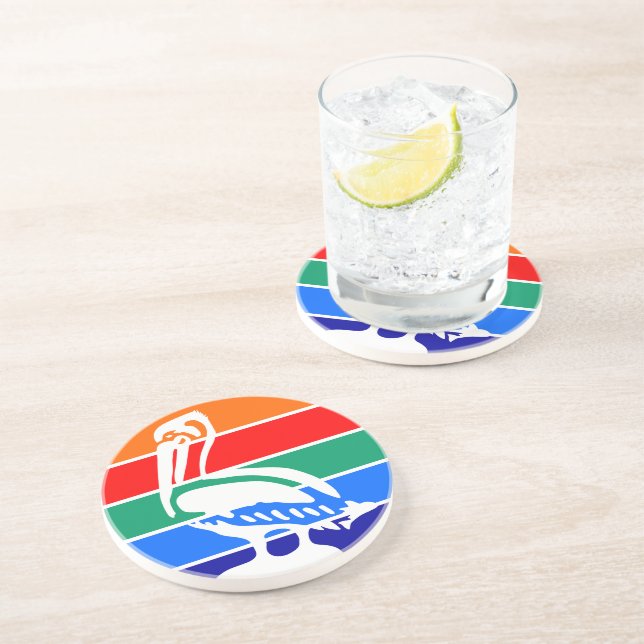 Coaster with Flag of St. Petersburg (Side)