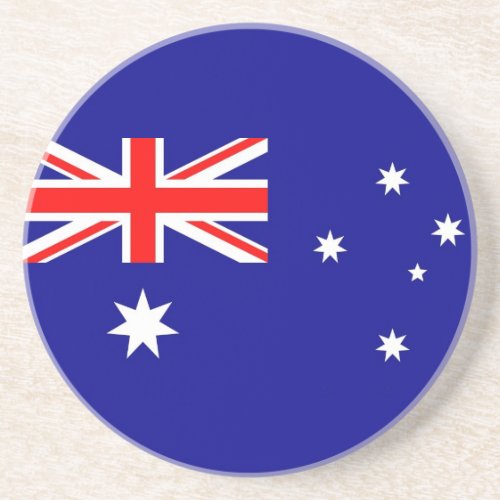 Coaster with Flag of the Australia
