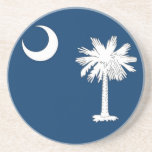 Coaster with Flag of the South Carolina, USA<br><div class="desc">Add a touch of South Carolinian pride to your home decor with this stylish coaster featuring the flag of South Carolina! Crafted with precision and care, this coaster is more than just a functional accessory; it's a celebration of South Carolina's unique identity and spirit. The bold design proudly showcases the...</div>