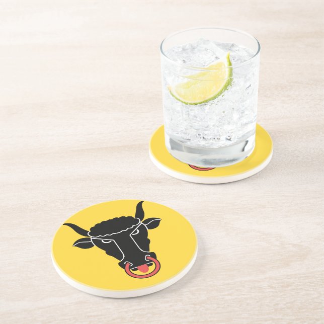Coaster with Flag of Uri canton, Switzerland (Side)