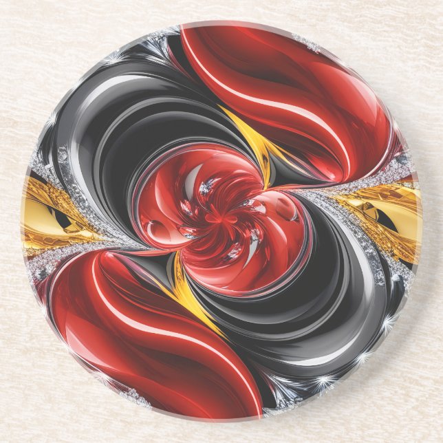 Coaster with German Colors Design (Front)