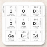 Periodic
 Iodine 
 Gallium  Coasters (Cork)