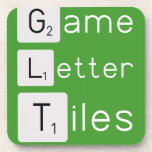 Game
 Letter
 Tiles  Coasters (Cork)