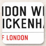 LONDON WEST TWICKENHAM   Coasters (Cork)