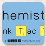 Chemistry
 Think Tac Toe  Coasters (Cork)