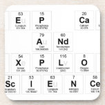 Keep Calm
  and 
 Explore
  Science  Coasters (Cork)
