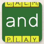 KEEP
 CALM
 and
 PLAY
 GAMES  Coasters (Cork)