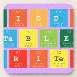 Periodic
 Table
 Writer  Coasters (Cork)