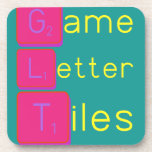 Game
 Letter
 Tiles  Coasters (Cork)