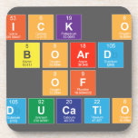 Click On
 Board
 of 
 Education  Coasters (Cork)