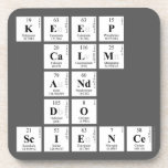 KEEP
 CALM
 AND
 DO
 SCIENCE  Coasters (Cork)