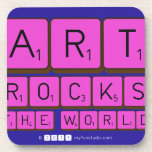 ART
 ROCKS
 THE WORLD  Coasters (Cork)