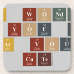 I wonder 
 if you notice
 that youre
  cute  Coasters (Cork)