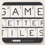 Game
 Letter
 Tiles  Coasters (Cork)