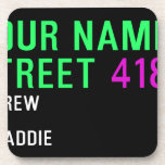 Your Name Street  Coasters (Cork)