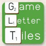 Game
 Letter
 Tiles  Coasters (Cork)