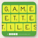 Game
 Letter
 Tiles  Coasters (Cork)