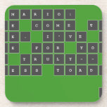Dea|r Ma|rio:
 Plea|s|e c|ome to t|h|e
 c|a|st|le. I've b|aked
 a c|ake for you.
 Yours tr|uly--
 P|ri|nc|e|ss Toad|stool
 
              Pea|ch  Coasters (Cork)