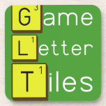 Game
 Letter
 Tiles  Coasters (Cork)