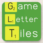 Game
 Letter
 Tiles  Coasters (Cork)